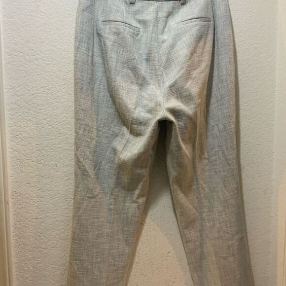Rebecca Taylor Heather Grey Tweed Pants size 10 - Picture 7 of 8